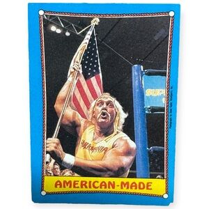 Topps 1987 Hulk Hogan American-Made WWF Trading‎ Card
